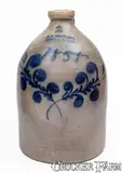 F. B. Norton & Co, 2 Gal. F. B. NORTON & CO. / WORCESTER, MASS. Stoneware Jug Dated "1858", 1858, Stoneware