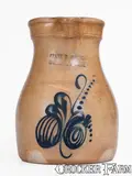 Frank B. Norton, FRANK B. NORTON / WORCESTER, MASS. Stoneware Pitcher, circa 1880, Stoneware