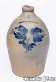 Moyer, 2 Gal. MOYER / HARRISBURG, PA Stoneware Jug, c1858-61, c1858-61, Stoneware