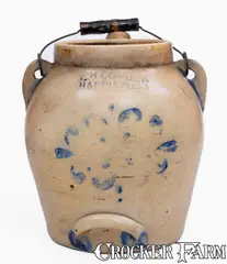 F.H. Cowden, F.H. COWDEN / HARRISBURG, PA Batter Pail, circa 1880, circa 1880, Stoneware
