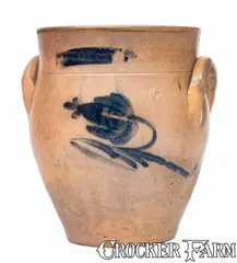 Mason & Russel, MASON & RUSSEL / CORTLAND, NY Stoneware Jar, c1835-39, c1835-39, Stoneware