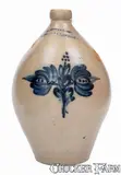 J. Heiser, 3 Gal. J. HEISER / BUFFALO, NY Stoneware Jug, c1852-56, c1852-56, Stoneware