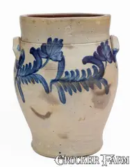 R.C.R, R.C.R. / PHILA (Richard C. Remmey, Philadelphia) Stoneware Jar, c1880, c1880, Stoneware