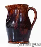 John W. Bell, JOHN W. BELL / Waynesboro, Pa. Redware Pitcher, late 19th century, late 19th century, Redware
