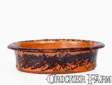 John W. Bell, JOHN W. BELL / Waynesboro, Pa. Glazed Redware Dish, late 19th century, Redware