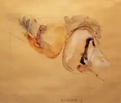 Barrie Cooke, Untitled