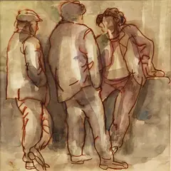 Untitled by George Campbell, sold Sep 2018