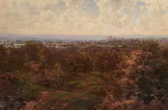 Claude Francis Barry, Windsor Castle From Windsor Great Park, 1906, Oil on canvas
