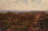 Claude Francis Barry, Windsor Castle From Windsor Great Park, 1906, Oil on canvas