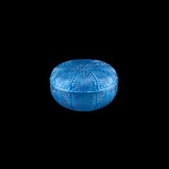 René Lalique (French, 1860-1945), A 'Coquilles' Box And Cover, Designed 1920 by René Lalique, glass, moulded mark, sold May 2025
