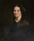 Charles V. Bond, Portrait Of A Lady, Oil on canvas