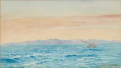 Tristram Ellis, Coast Of Dalmatia, 1908, Watercolour