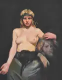 Robert Lenkiewicz, Alice, Oil on canvas