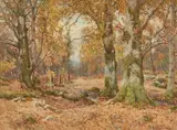 Ralph William Bardill, Woodland Landscape, Watercolour