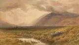 Alfred Powell, Showery Weather, Saddleback, Blencathra, Lake District, Watercolour