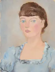 Herman Flesche, Portrait Of A Lady, Oil on canvas, unframed