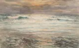 Golden Eve by Victor Noble Rainbird, 1933, Watercolour, sold Jan 2025