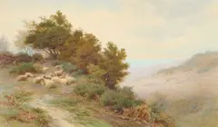 Frederick Williamson, Score Bay, Ilfracombe, Devon, Watercolour