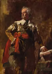 William Douglas Almond, Portrait Of A Cavalier, Oil on canvas