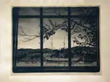Olaf Martinius Willums, Aftenlandskab, 1920, Radering, lysmål