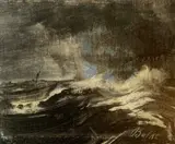 Peder Balke, Marine, Olje på plate