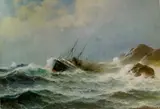 Lauritz Haaland, Dampskip ved kyst