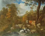 Johan Christian Dahl, Morgenen, Olje på lerret