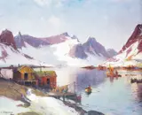 Even Ulving, Havn i Lofoten - vinter