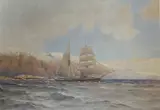 Nils Hansteen, Seilskute ved kyst