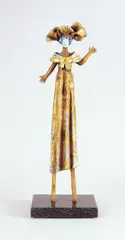 Fritz Røed, Karneval i Venezia, Bemalt bronse