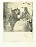 Edvard Munch, Det syke barn, Radering