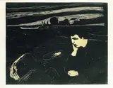 Edvard Munch, Melankoli III, Fargetresnitt