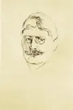Edvard Munch, Knut Hamsun, Radering