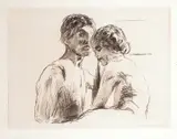 Edvard Munch, To mennesker, Radering