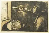 Edvard Munch, Tête-à-tête, Radering