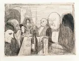 Edvard Munch, Kristiania-bohemen II, Radering