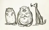 Edvard Munch, Karikaturer