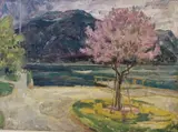 Thorolf Holmboe, Kystlandskap med blomstrende mandeltre