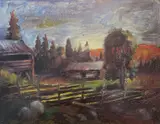Kai Fjell, Tømmerhus og skigard