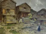 Gerhard Munthe, Fra Røisheim, 1904, Olje på lerret