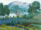Nikolai Astrup, Juninatt i hagen