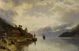 Anders Askevold, Fjordlandskap med dampbåt