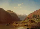 Johan Fredrik Eckersberg, Parti fra Sognefjorden