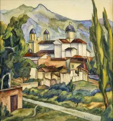 Belén (Antioquia) by Carlos Correa, Acuarela sobre papel, sold May 2024