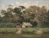 Oscar Rodríguez Naranjo, [Paisaje], Óleo sobre madera