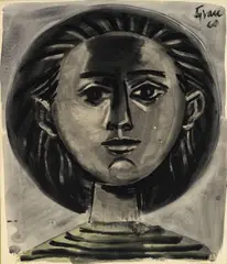 Enrique Grau, Sin título, 1960, Acuarela sobre papel