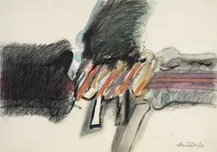 Sin título by Manuel Hernandez, 1969, Mixta sobre papel, sold May 2024