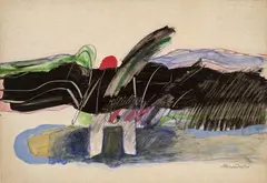 Sin título by Manuel Hernandez, 1969, Mixta sobre papel, sold May 2024