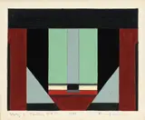 Fanny Sanín, Study for painting N° 1 (9), 1989, Acrílico sobre papel