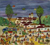 Leonor Alarcón, Sin título, Óleo sobre lienzo